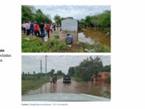 Crecida del río afecta a la capital y a cuatro departamentos del país