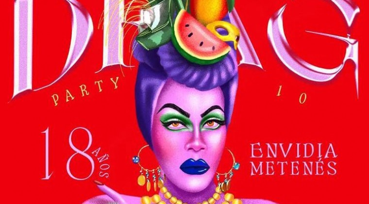 Envidia Metenés cumple 18 años y lo celebra con la Drag Party 10
