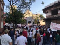 Incidentes entre médicos y agentes policiales en el microcentro de Asunción