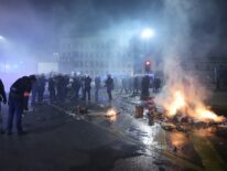 Un muerto y unos 250 detenidos en Francia en las celebraciones de la victoria