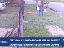 Capturan a dos “motochorros” que mantenían en zozobra a pobladores de San Lorenzo