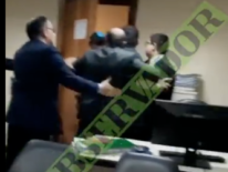 Escándalo en Tribunales: Abogados se tomaron a golpes en plena audiencia