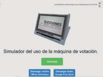 Voto electrónico: electores pueden practicar el sufragio mediante el simulador