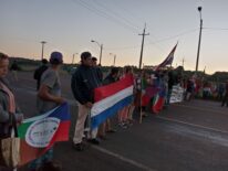 Campesinos también marchan contra suba del combustible y otros puntos
