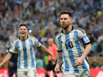 Argentina toma dos goles de ventaja al término del primer tiempo