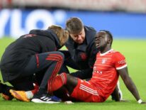 El Bayern golea, pero Mané se retira por lesión a poco del Mundial