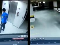 VIDEO| “Abuela fantasma” aterrorizó a encargado de edificio y vecinos piden un exorcismo