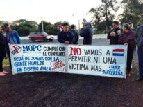 Pobladores de Barrero Grande, en pie de guerra: exigen al MOPC cumplir convenio