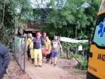 Rescatan a una persona lesionada en el Cerro Hũ