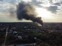 Incendio de grandes proporciones en fábrica de Limpio