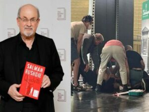 Escritor británico Salman Rushdie apuñalado en un evento en EEUU