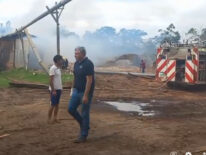 Tremenda explosión en caldera de un aserradero de Coronel Oviedo